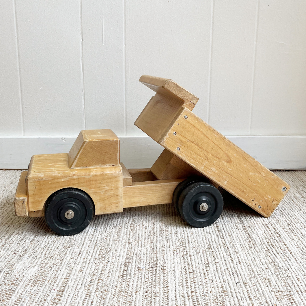 Wood Toy Dump Truck
