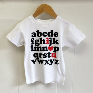 ABC I Love You Shirt