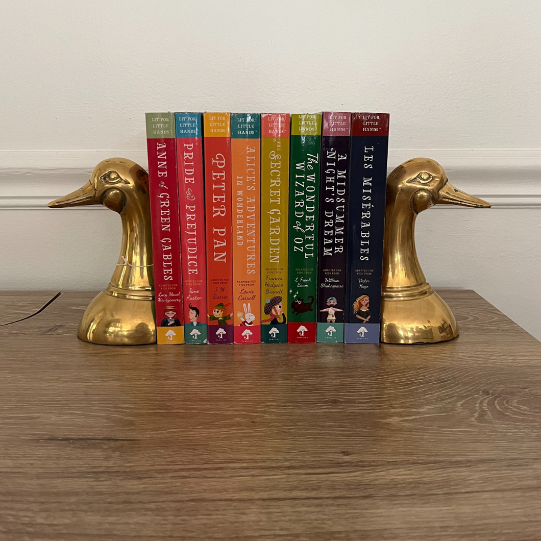 Mallard Duck Book Ends - Preloved/Vintage
