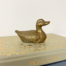 Load image into Gallery viewer, Brass Duck Figurine