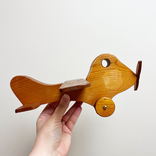 Vintage Wood Airplane