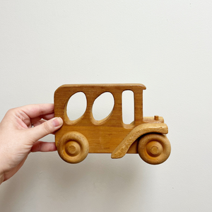 Skinny Wood Toy Car - Preloved/Vintage