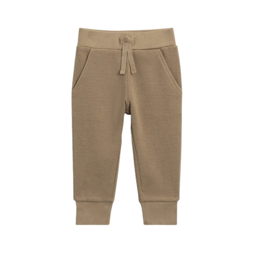 Waffle Knit Joggers - Spruce