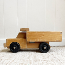 Load image into Gallery viewer, Wood Toy Dump Truck