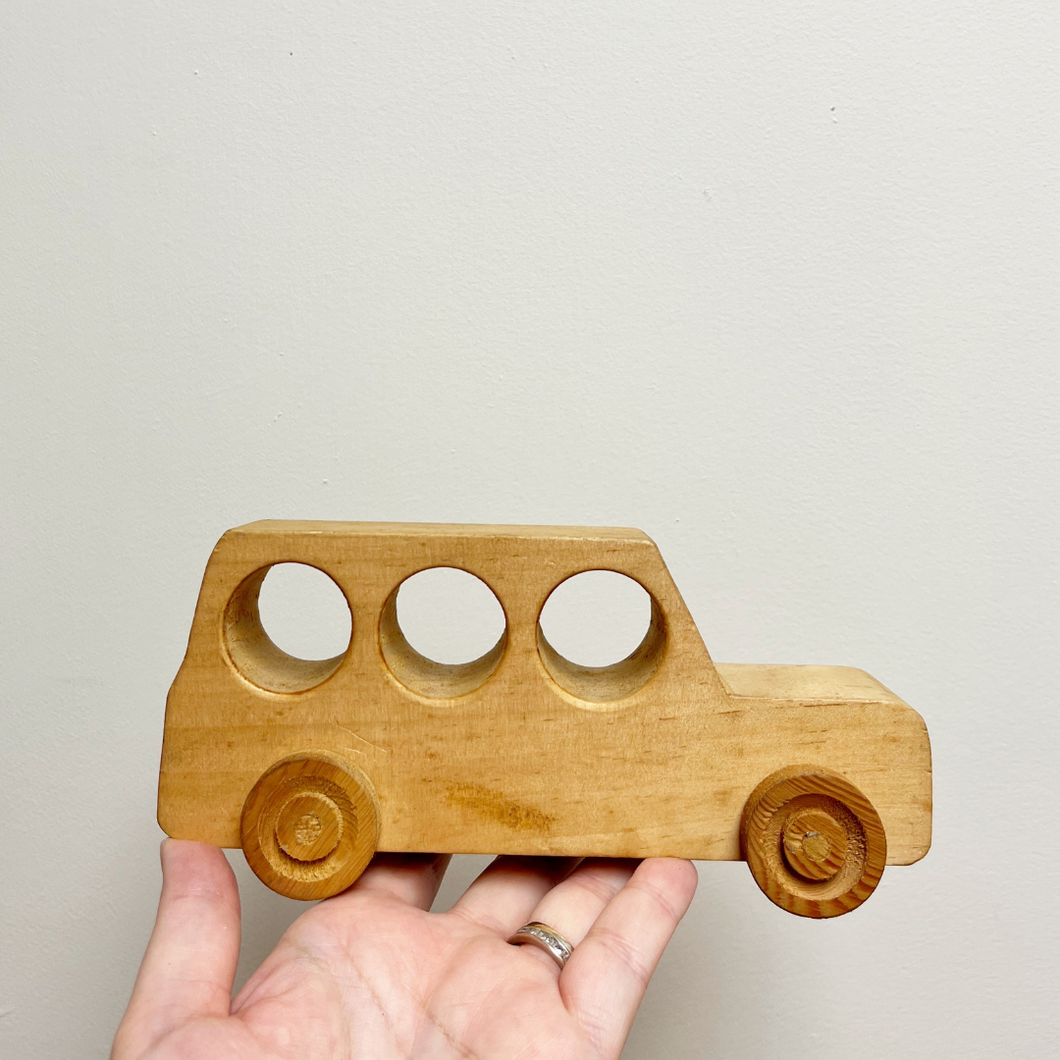 Wood Toy Car - Preloved/Vintage