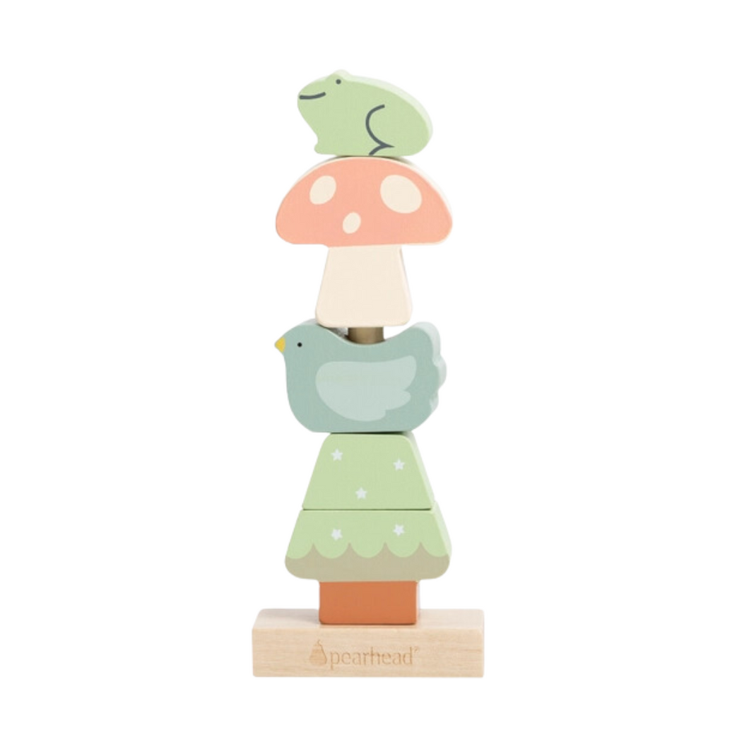 Woodland Creature Wooden Stacking Toy