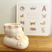 Load image into Gallery viewer, Ceramic Baby Bootie Planter - Preloved/Vintage Collection