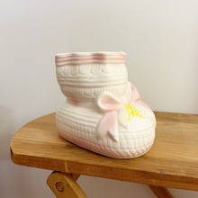 Load image into Gallery viewer, Ceramic Baby Bootie Planter - Preloved/Vintage Collection