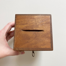 Load image into Gallery viewer, Wooden Musical Coin Bank - Preloved/Vintage Collection