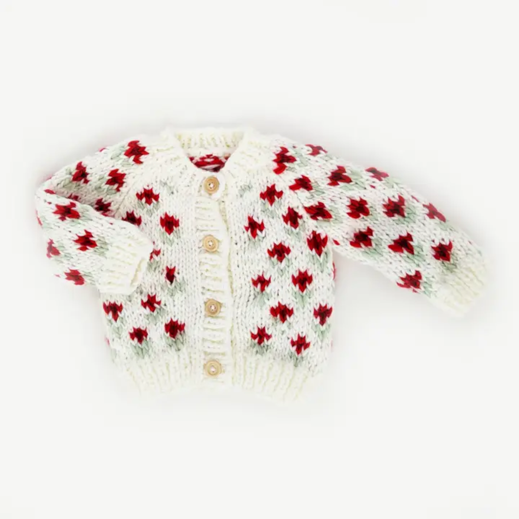 Holiday Floral Cardigan