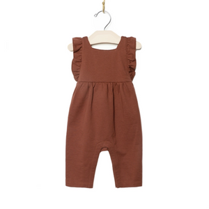 Flutter Sleeve Jumpsuit - Cinnamon