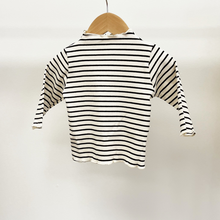 Load image into Gallery viewer, Mock Neck Shirt - Black Stripe