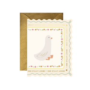 Baby Goose Greeting Card