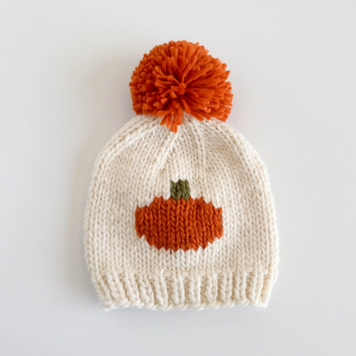 Knit Beanie - Pumpkin