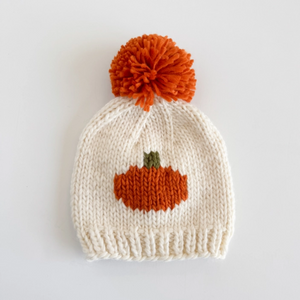 Knit Beanie - Pumpkin