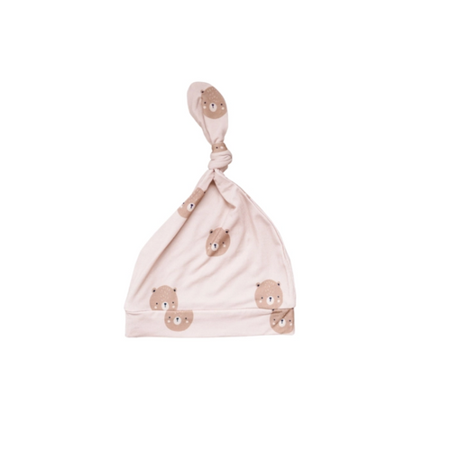 Bamboo Knotted Hat - Teddy