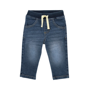 Pull On Stretch Denim Jeans - Medium Wash
