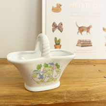Load image into Gallery viewer, Goose Family Ceramic Basket Trinket Dish