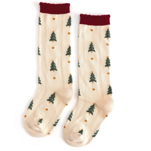 Tree Farm Knee Socks