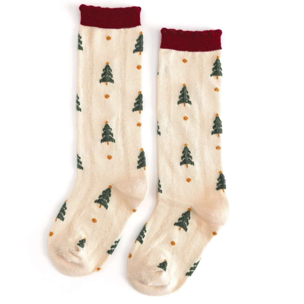 Tree Farm Knee Socks