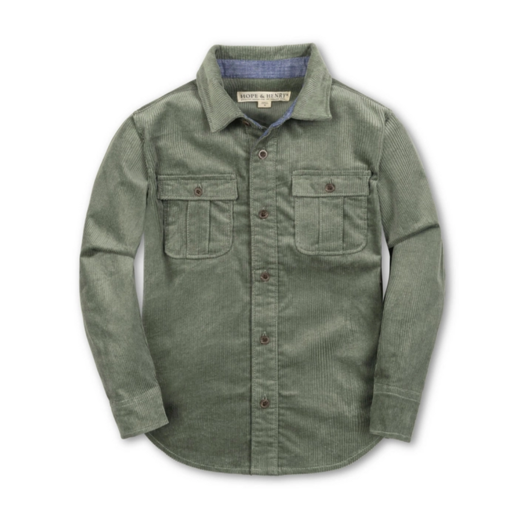 Organic Corduroy Button Down