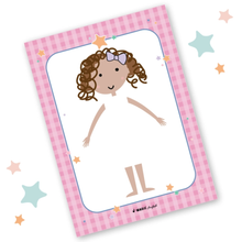 Load image into Gallery viewer, Dress a Doll Doodle Book - Girl