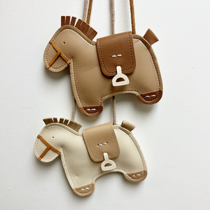 Crossbody - Horse - Light Brown