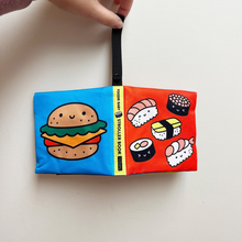 Load image into Gallery viewer, Foodie Baby Crinkle Fabric Stroller Book