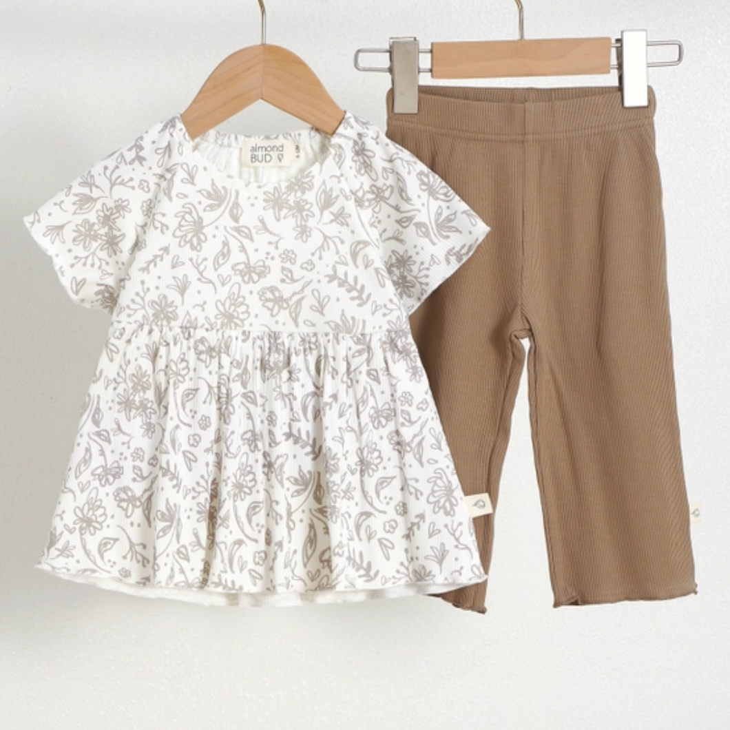 Fall Floral Two Piece Set