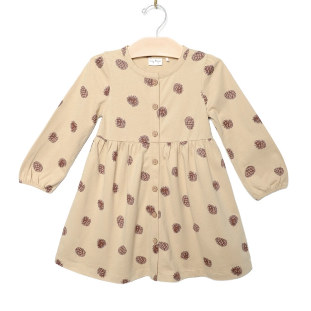 Pinecone Button Down Dress