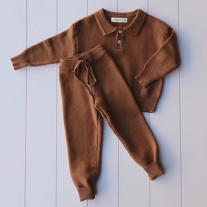 Chocolate Brown 2 Piece Lounge Set