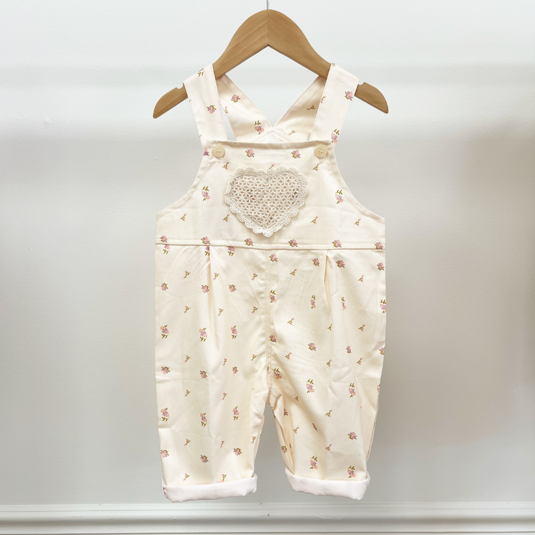 Tiny Floral Overalls