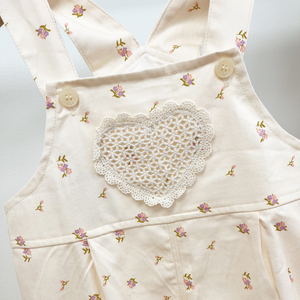 Tiny Floral Overalls