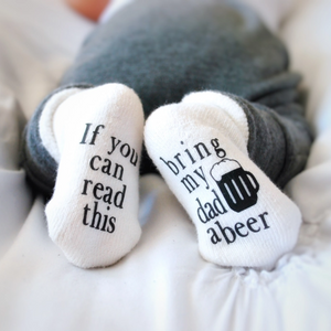 Funny Socks - Bring My Dad A Beer