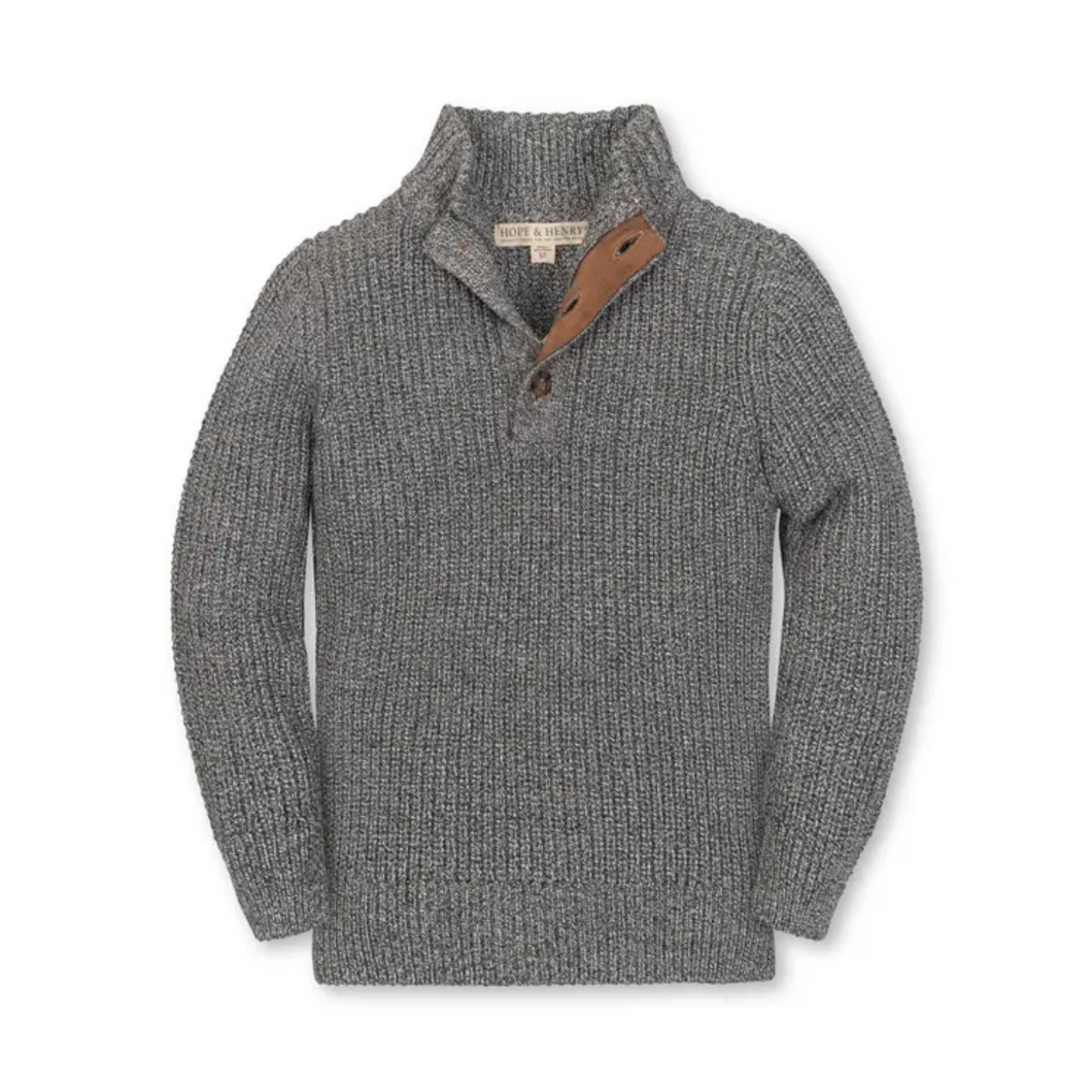 Organic Mock Neck Sweater