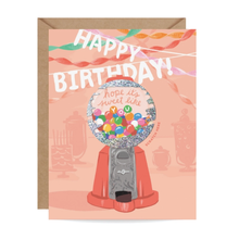 Load image into Gallery viewer, Gumball Birthday Card - Scratch Off Design