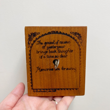 Load image into Gallery viewer, Wooden Musical Coin Bank - Preloved/Vintage Collection