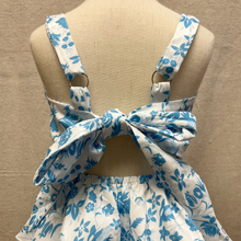 Load image into Gallery viewer, Blue Floral Layered Dress - Toddler