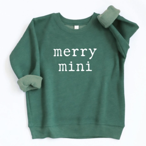 merry mini Ultra Soft Crew Sweatshirt - Toddler