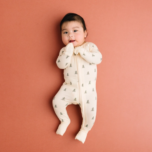 Pine Forest Pajamas - Baby Sleeper