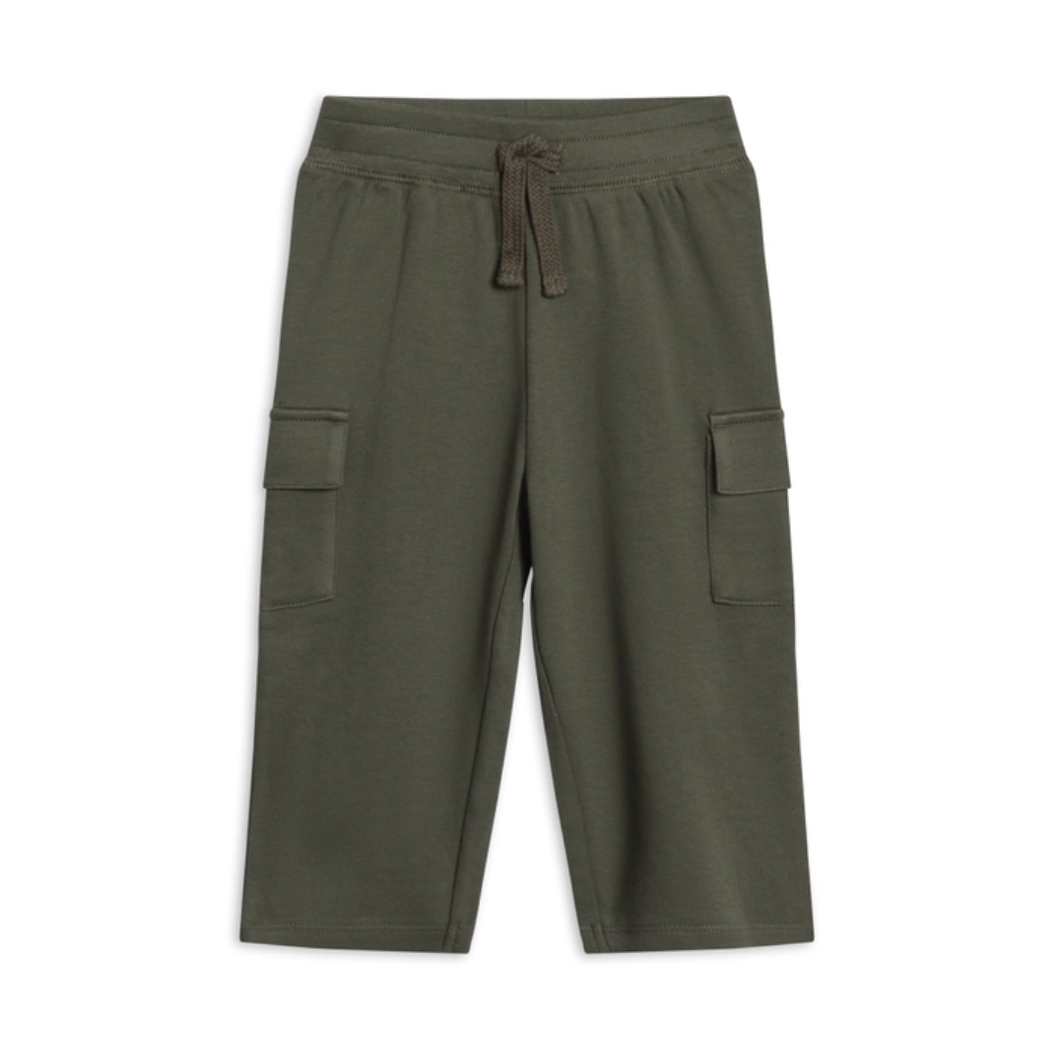 Organic Cotton Cargo Pants - Pine