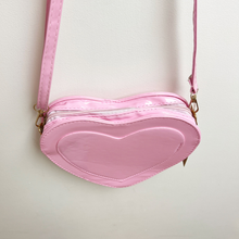 Load image into Gallery viewer, Pink Heart Crossbody Purse