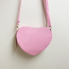 Load image into Gallery viewer, Pink Heart Crossbody Purse