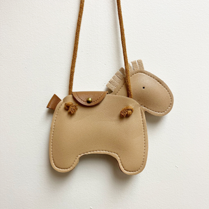 Crossbody - Horse - Light Brown