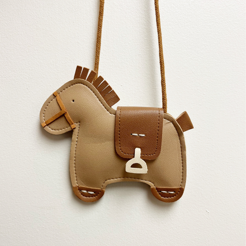 Crossbody - Horse - Light Brown