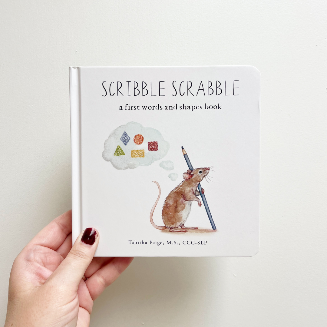 Squibble Rabblet Scribble Scrabble Board Book by Tabitha Paige | Hello Gracie Lou