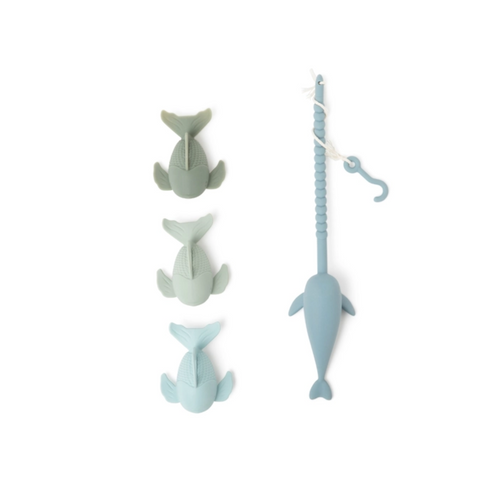 Silicone Fishing Playset - Ocean Blue
