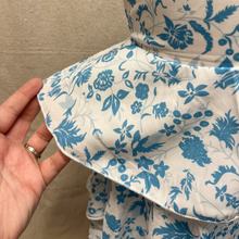 Load image into Gallery viewer, Blue Floral Layered Dress - Toddler