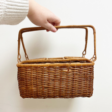 Load image into Gallery viewer, Diaper Caddy Basket - Preloved/Vintage