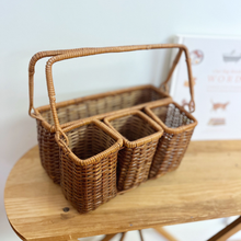 Load image into Gallery viewer, Diaper Caddy Basket - Preloved/Vintage